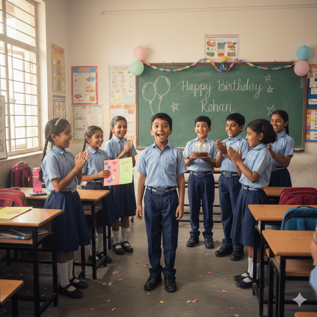 Birthday Celebration at Classroom