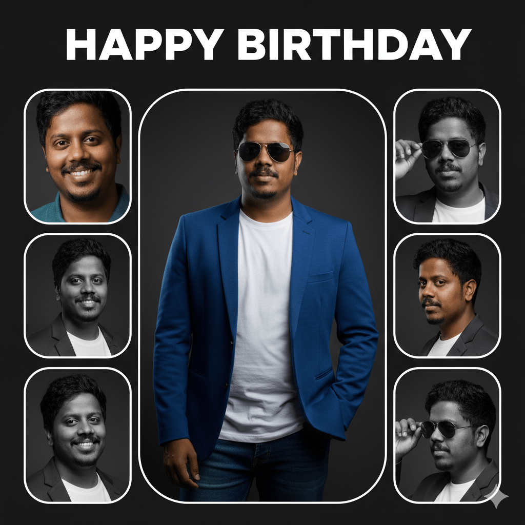 Birthday Photos Collage