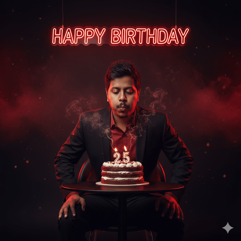 Black Theme Birthday Edit