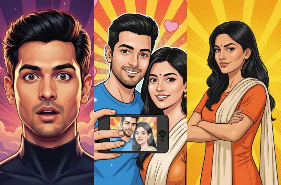 Comic Art Photo Prompts