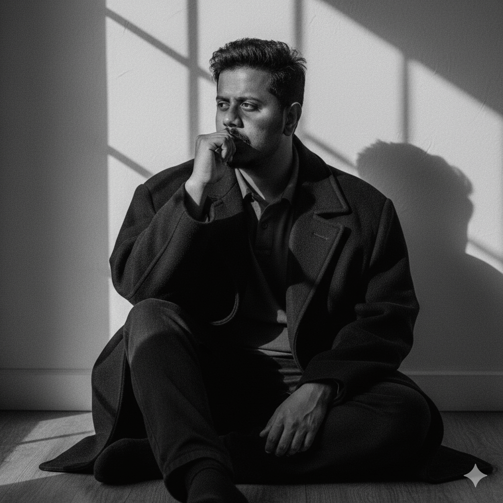 Emotional Young Man Portrait