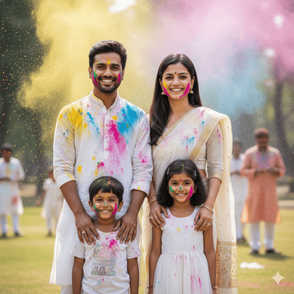 Holi Family Picture