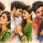 Traditional Hand Painting Couple Prompt