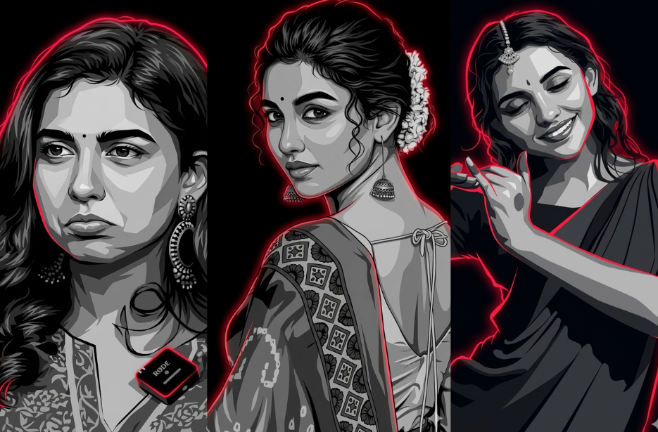 Glowing Art AI Prompts for Realistic Men and Women Portraits