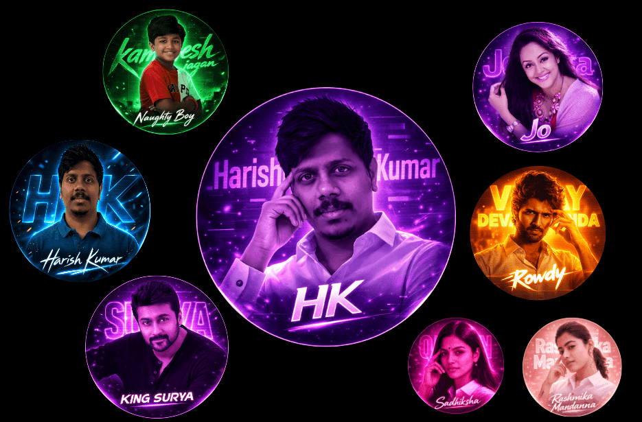 Aesthetic Neon DP Prompt