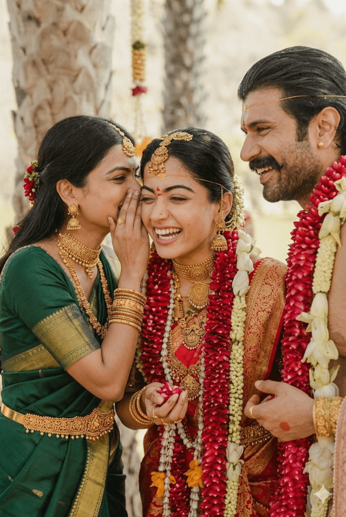 Candid Moment at Rashmika and Vijay Devarakonda Marriage