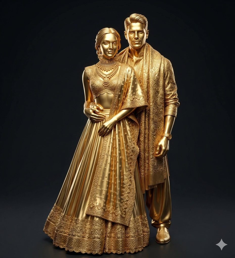 Golden Statue Prompt (3)