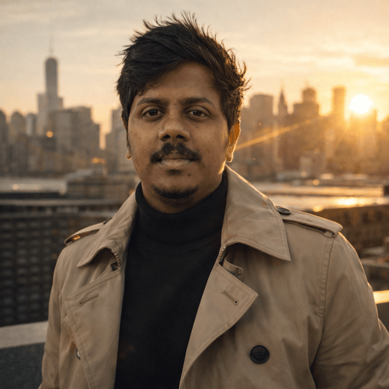  Monochrome Green Ink Sketch Portrait