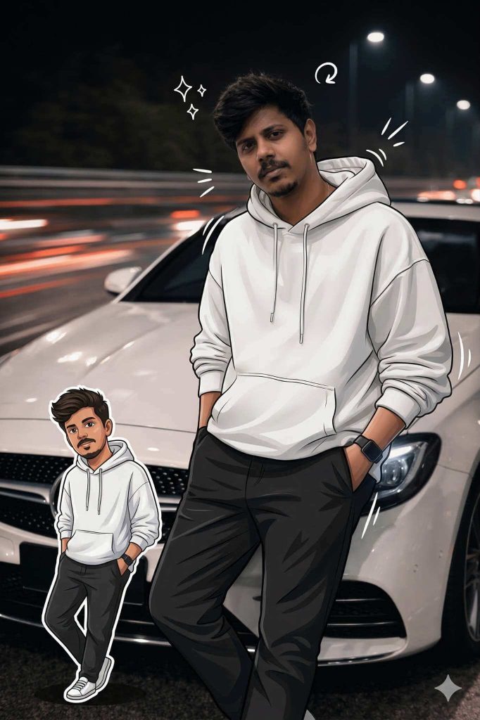 Real Photo and Cartoon AI Trend