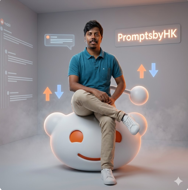 Reddit  - Social Media Themed AI Prompts