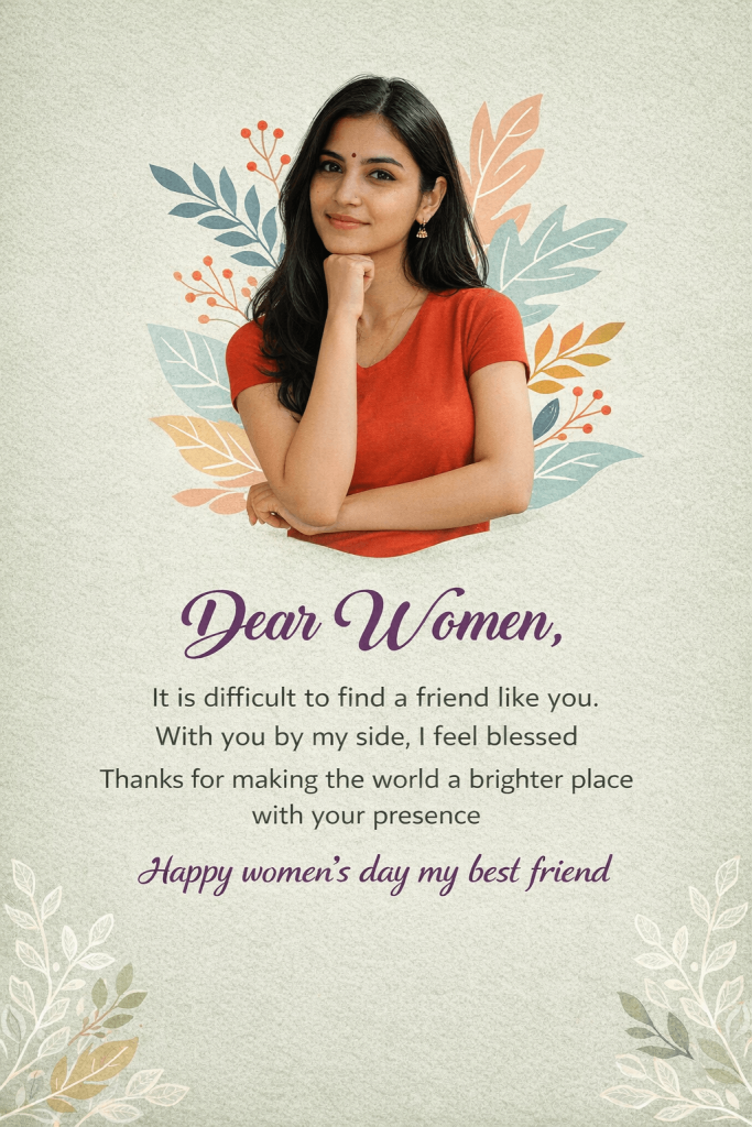 Women's Day Card for Friend