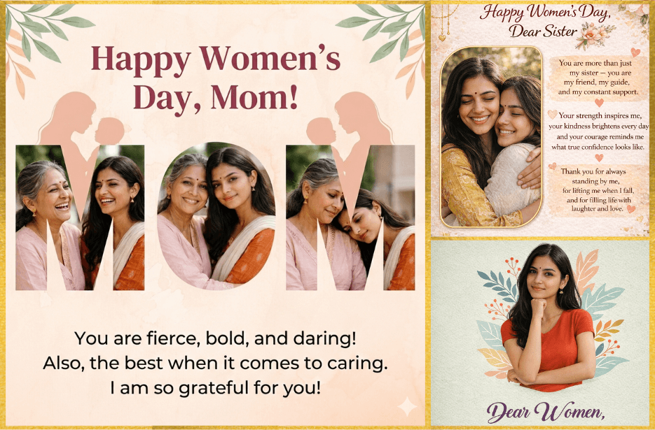 Women's Day Wish Cards