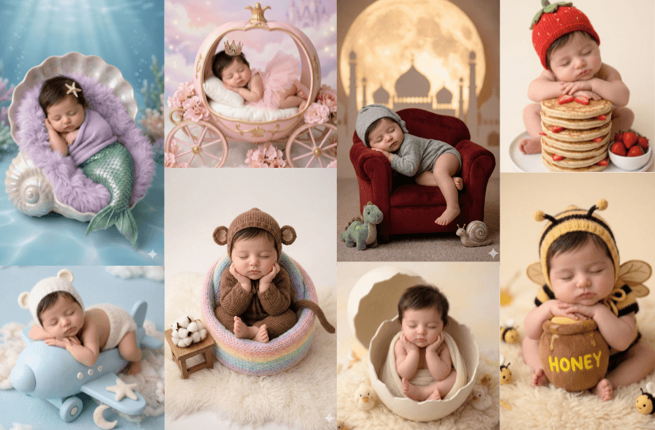 newborn photoshoot ai prompt