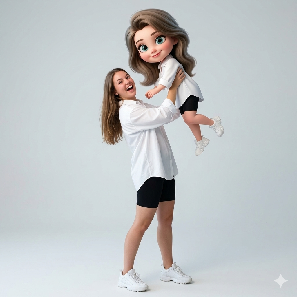 Playful Lift - Disney-style 3D AI prompts