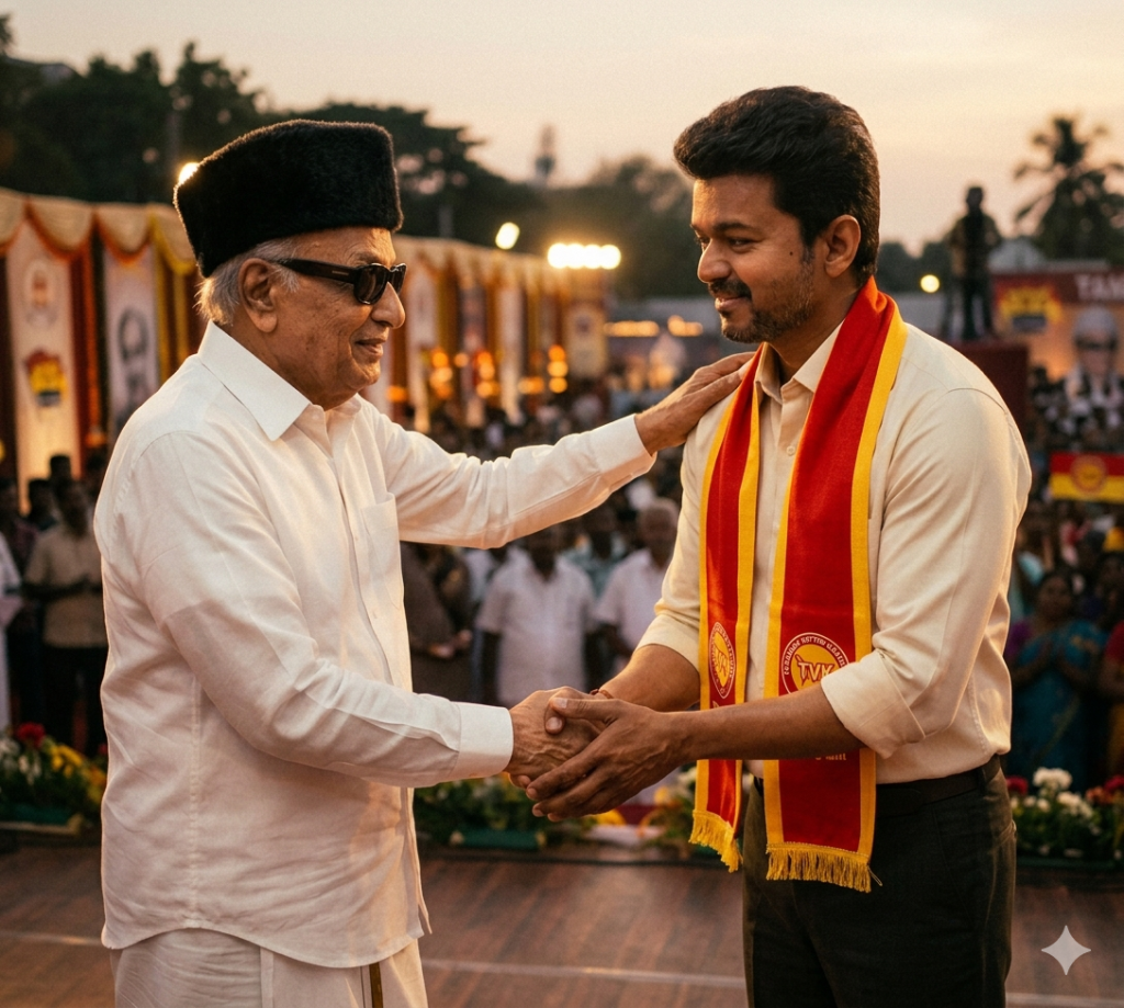 "Puratchi Thalaivar" Wishes "Ilayathalapathy"