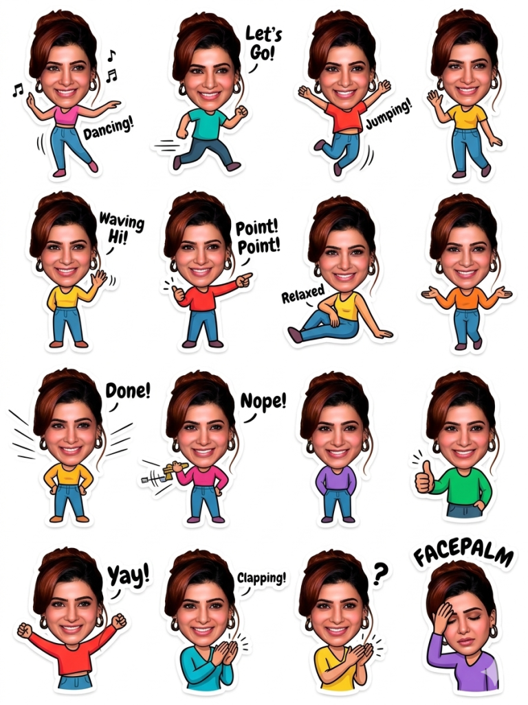 RealFace Personalized Sticker AI Prompts