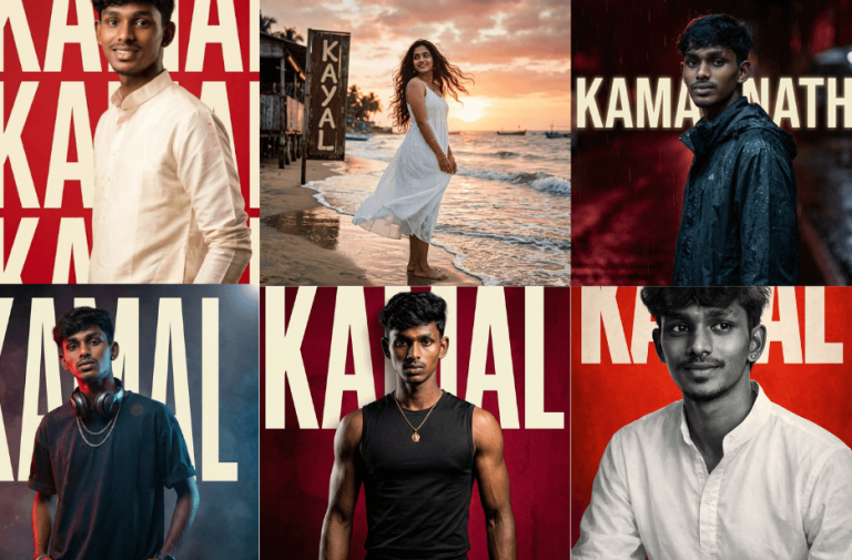 Create Your Photo with Custom Name Background