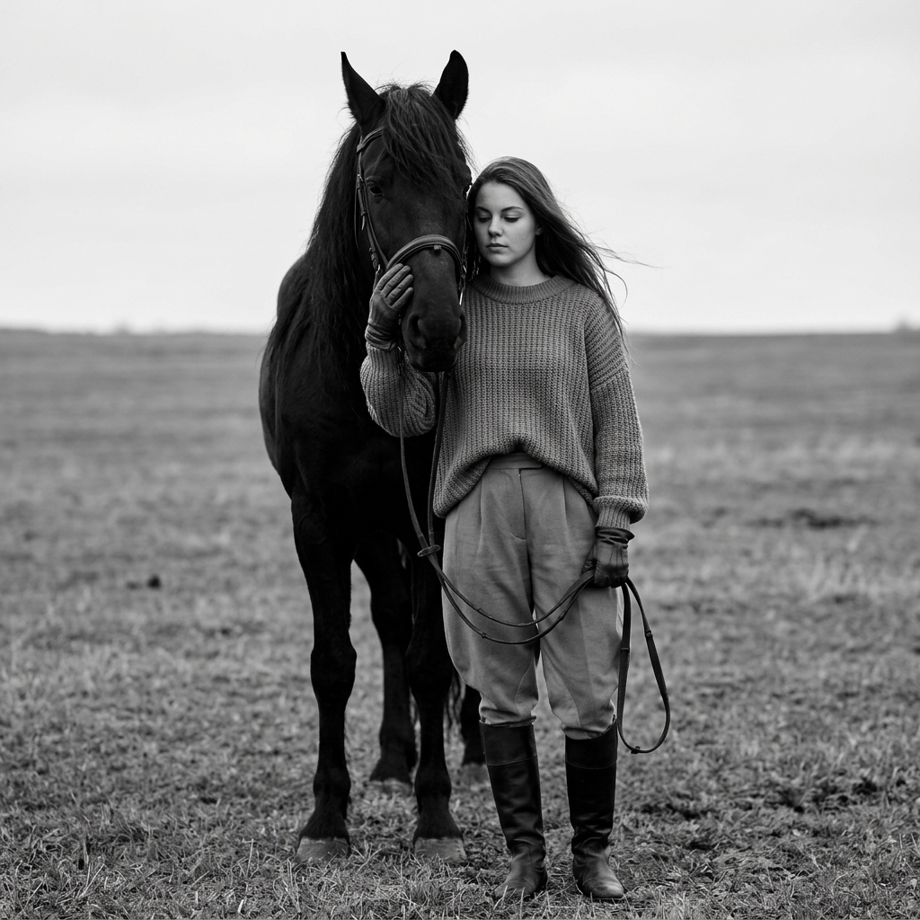  The Gentle Hand on Horse - Aura Farm AI Prompt