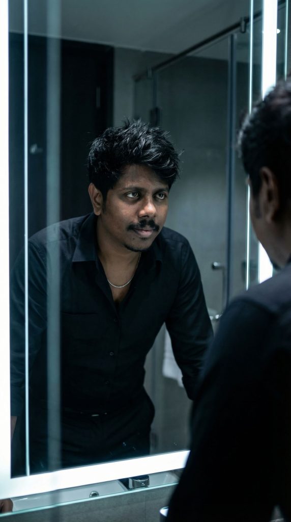 Mirror Reflection Portrait