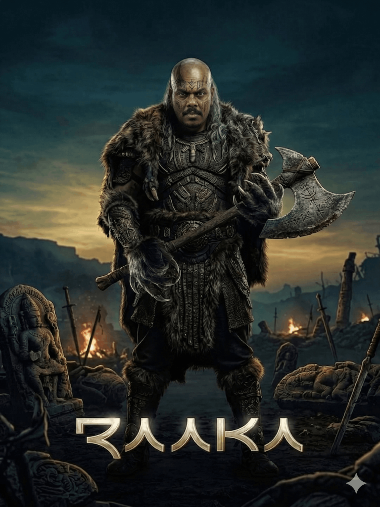 RAAKA Movie Poster Prompt -Version 3