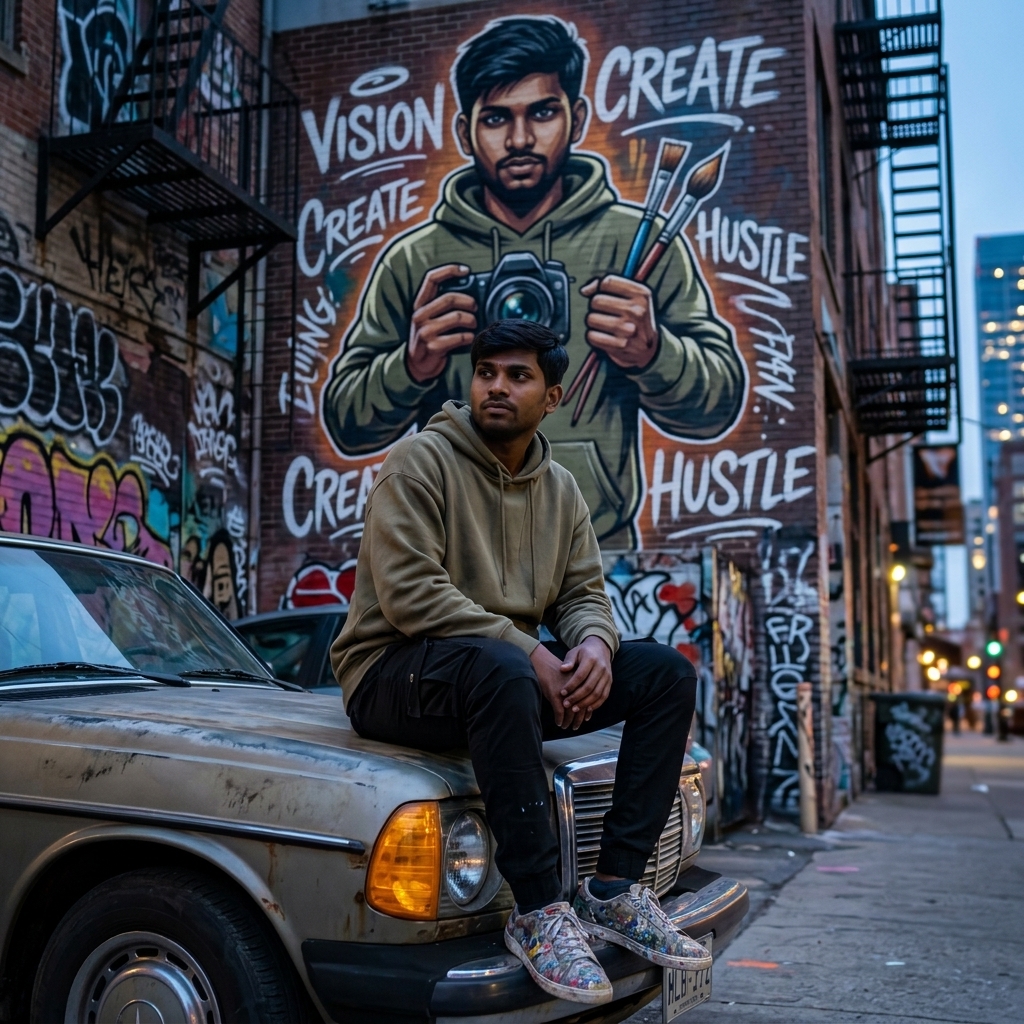 The Self-Made - Urban Street Art Graffiti AI Prompts