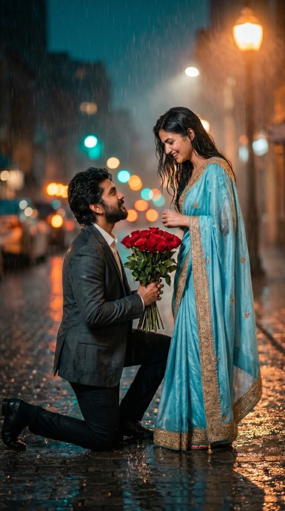 Couple in Rain