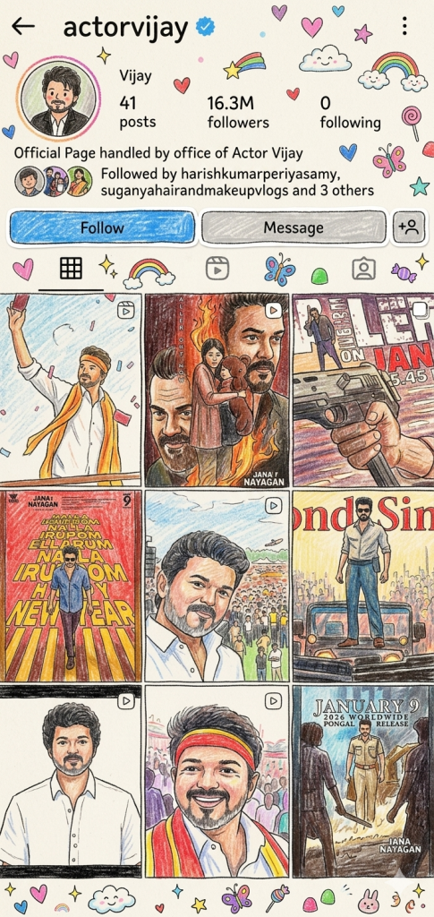 Crayon Doodle Instagram Profile Prompt