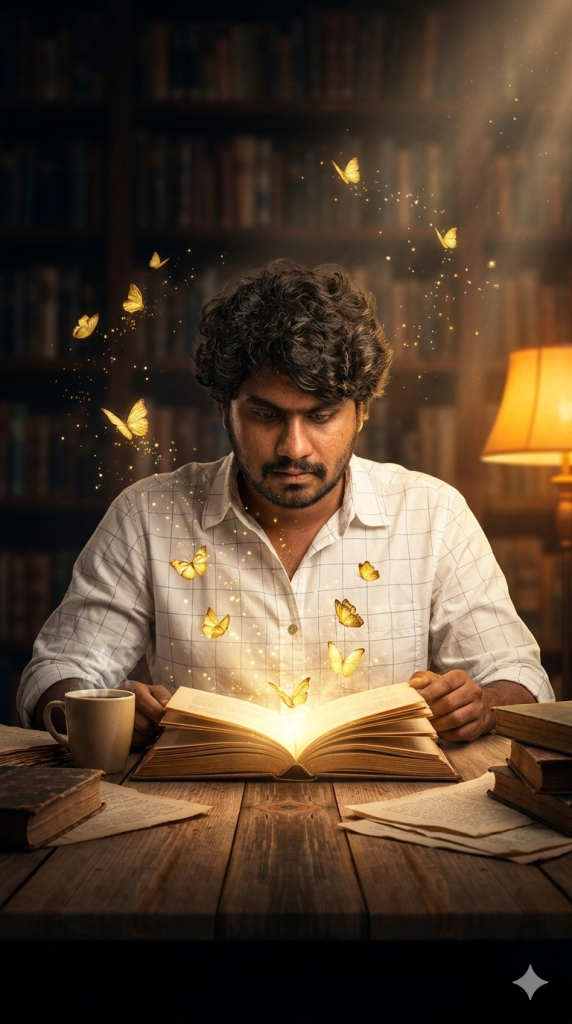 Golden Pages of Butterfly