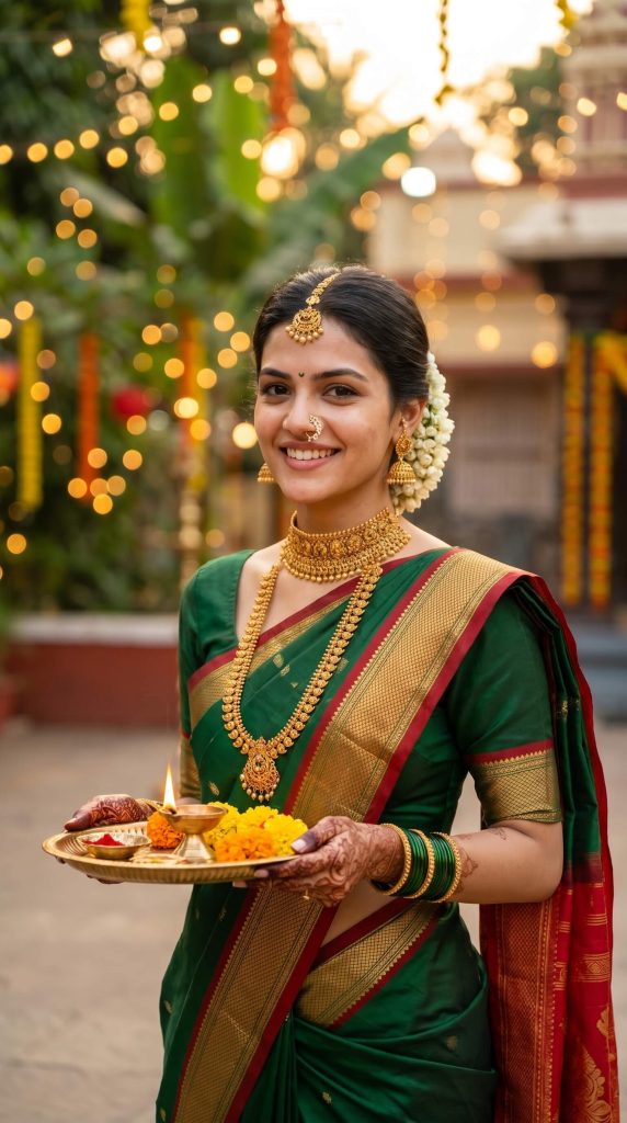 maharashtrian saree
