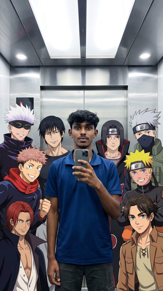 Selfie with Anime Characters