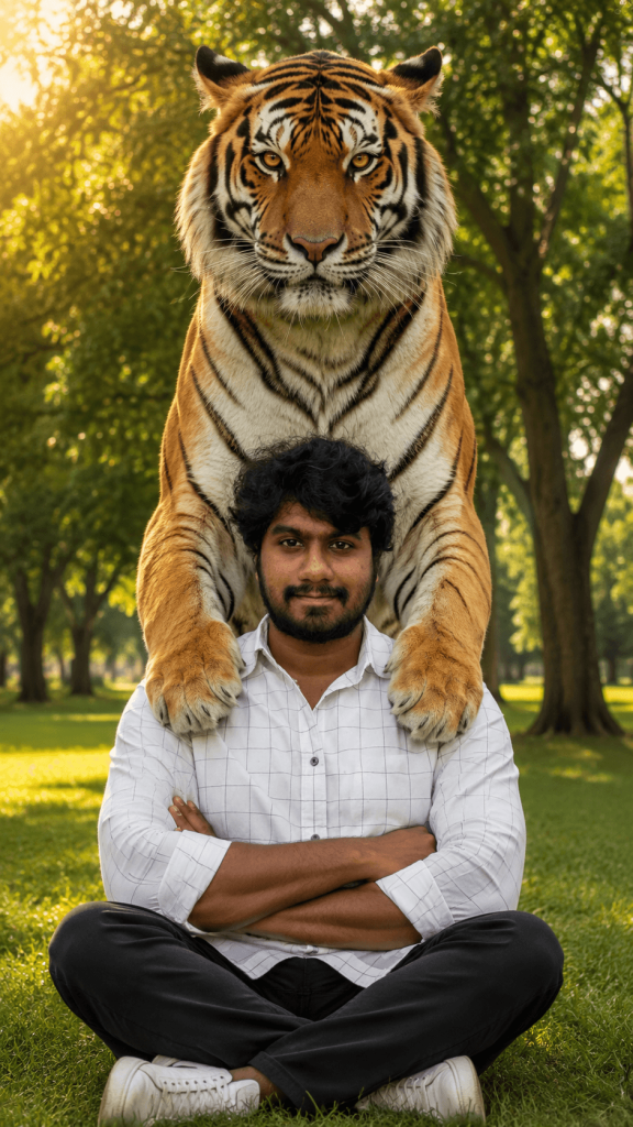 Tiger on Shoulder Prompt (2)