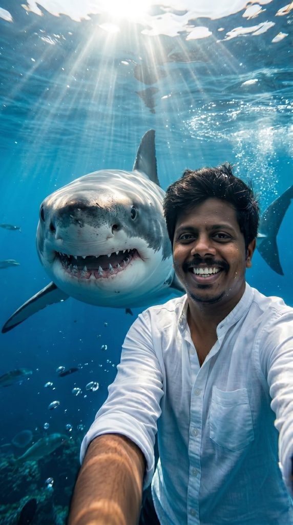 Selfie with shark