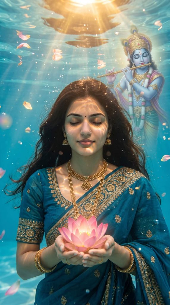 Devotional Moment in water