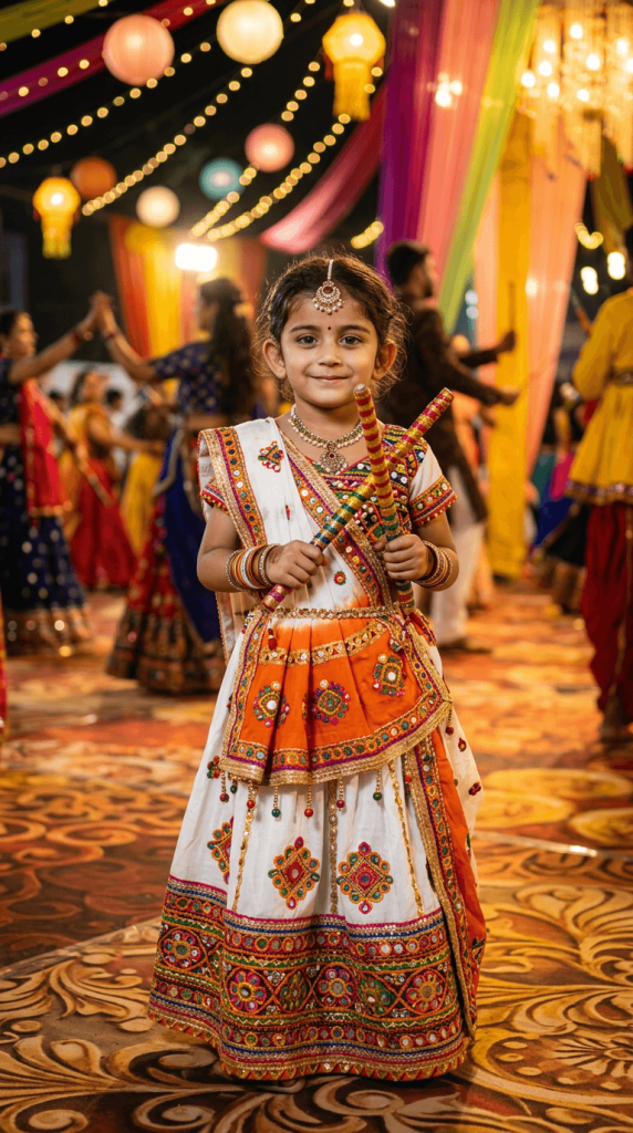 Garba Outfit Prompt for Little Girl